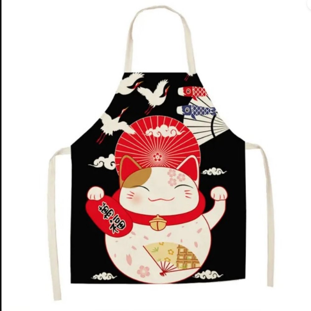 Lucky Cat Apron